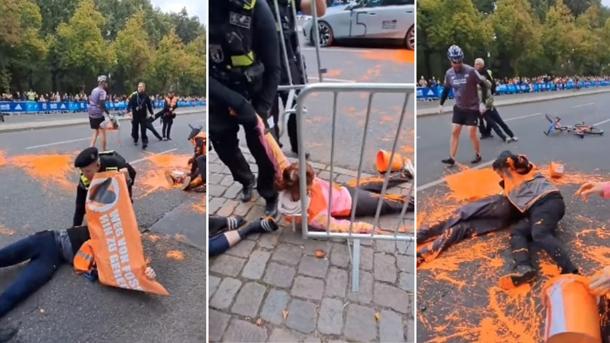 The Last Generation protest