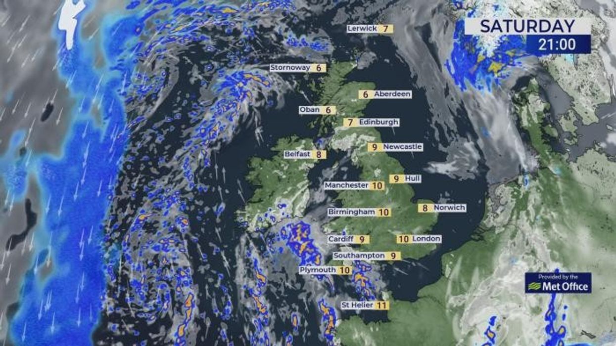 Met Office hints snow to fall as low pressure drags freezing Scandinavian air over Britain