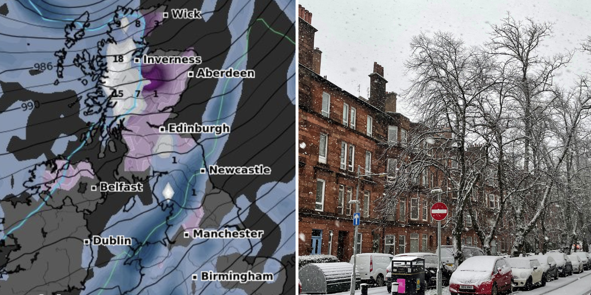 NextImg:UK weather: Met Office breakdown of areas that will see snow this week as Arctic blast plunges temperatures to -10C
