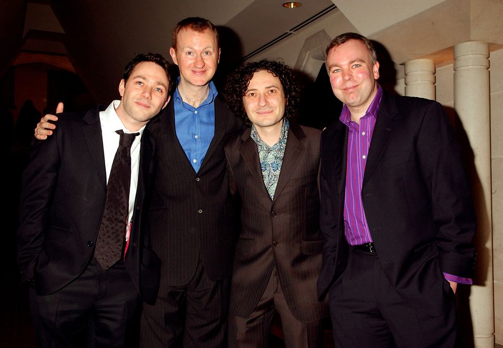 The League of Gentlemen cast: \u200bReece Shearsmith, Mark Gatiss, Jeremy Dyson and Steve Pemberton