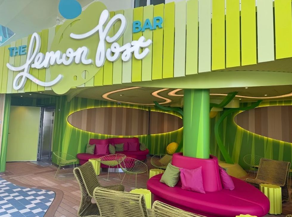 The Lemon Post bar Royal Caribbean