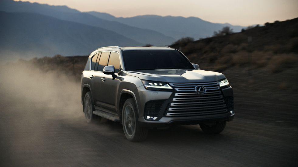 The Lexus LX 600 SUV