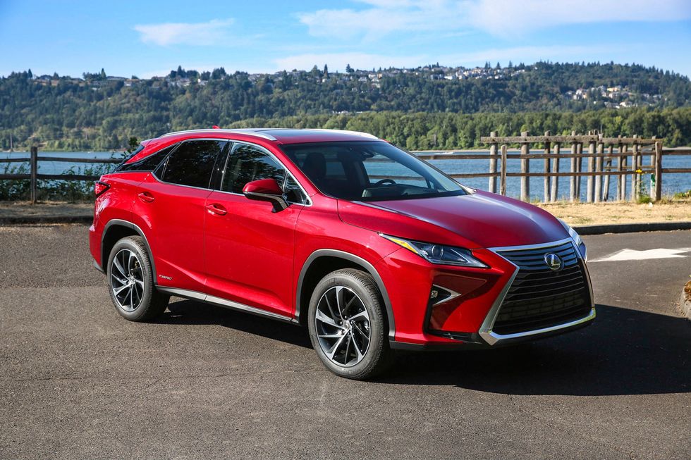 The Lexus RX Hybrid was Britain's most-loved car