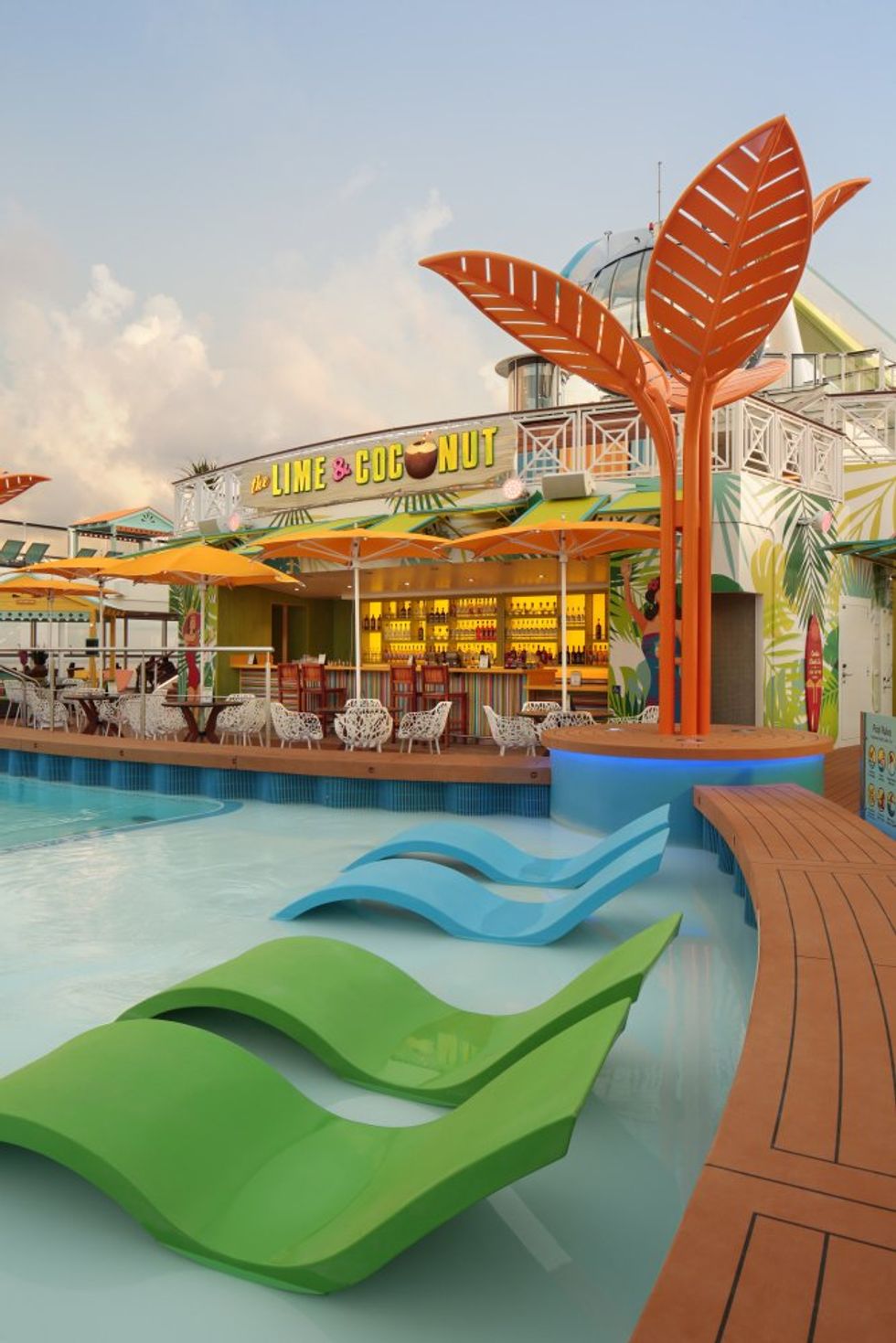 The Lime & Coconut Royal Caribbean ship