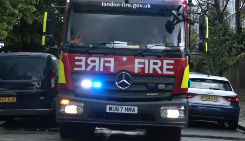 The London Fire Brigade attended the property in north London