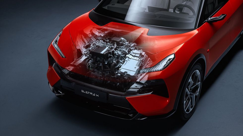 The Lotus Eletre X will have an all-electric range of up to 350km\u200b