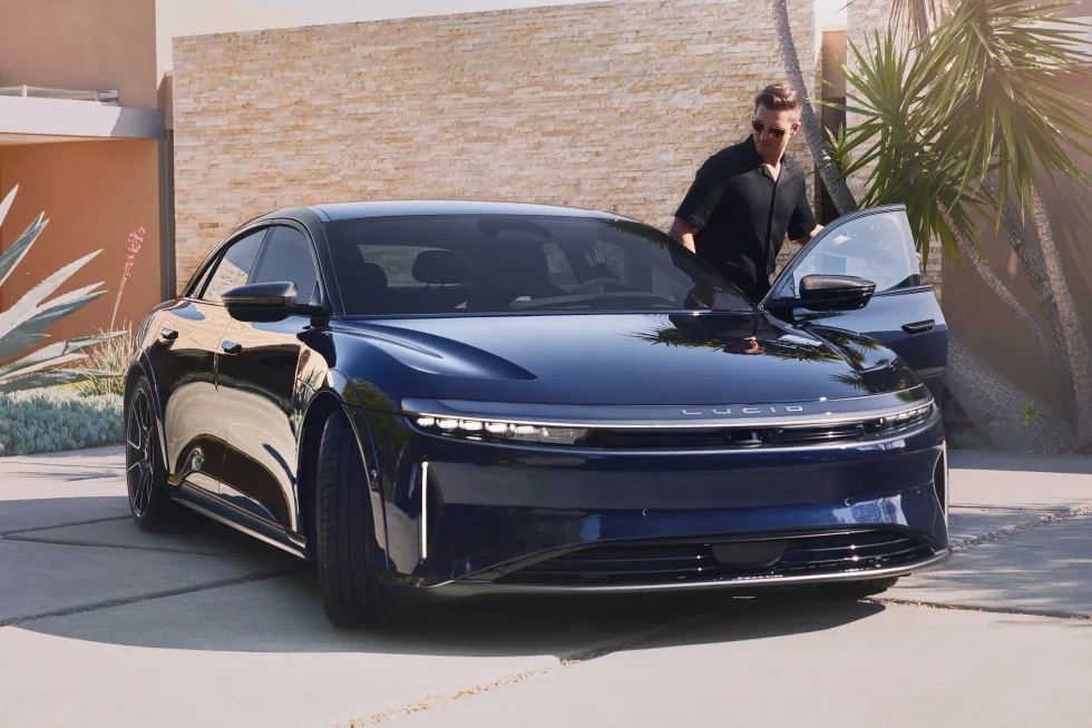 The Lucid Air Sapphire EV