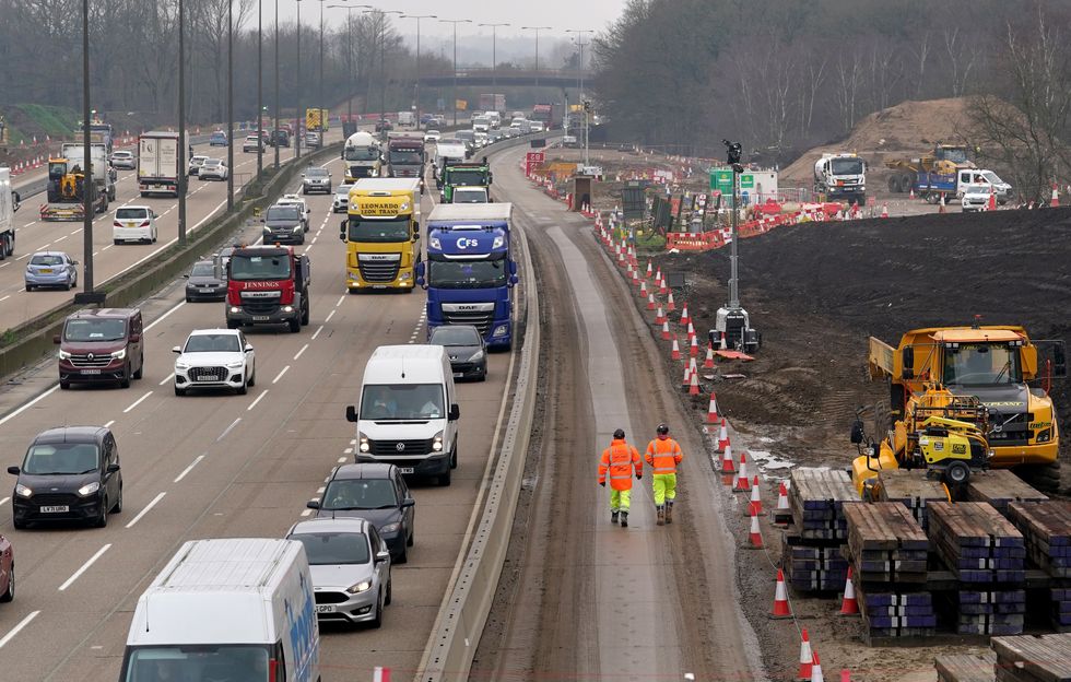 The M25 will be closed between Friday and Monday