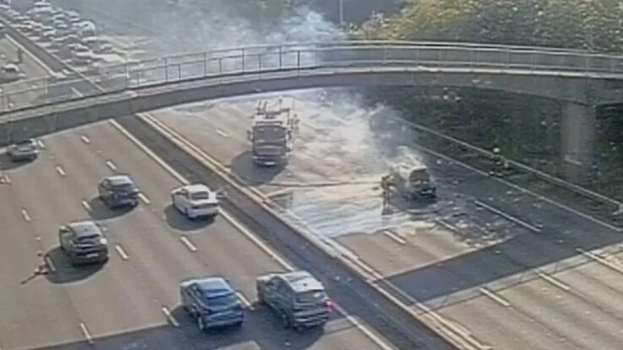 The M3 vehicle fire