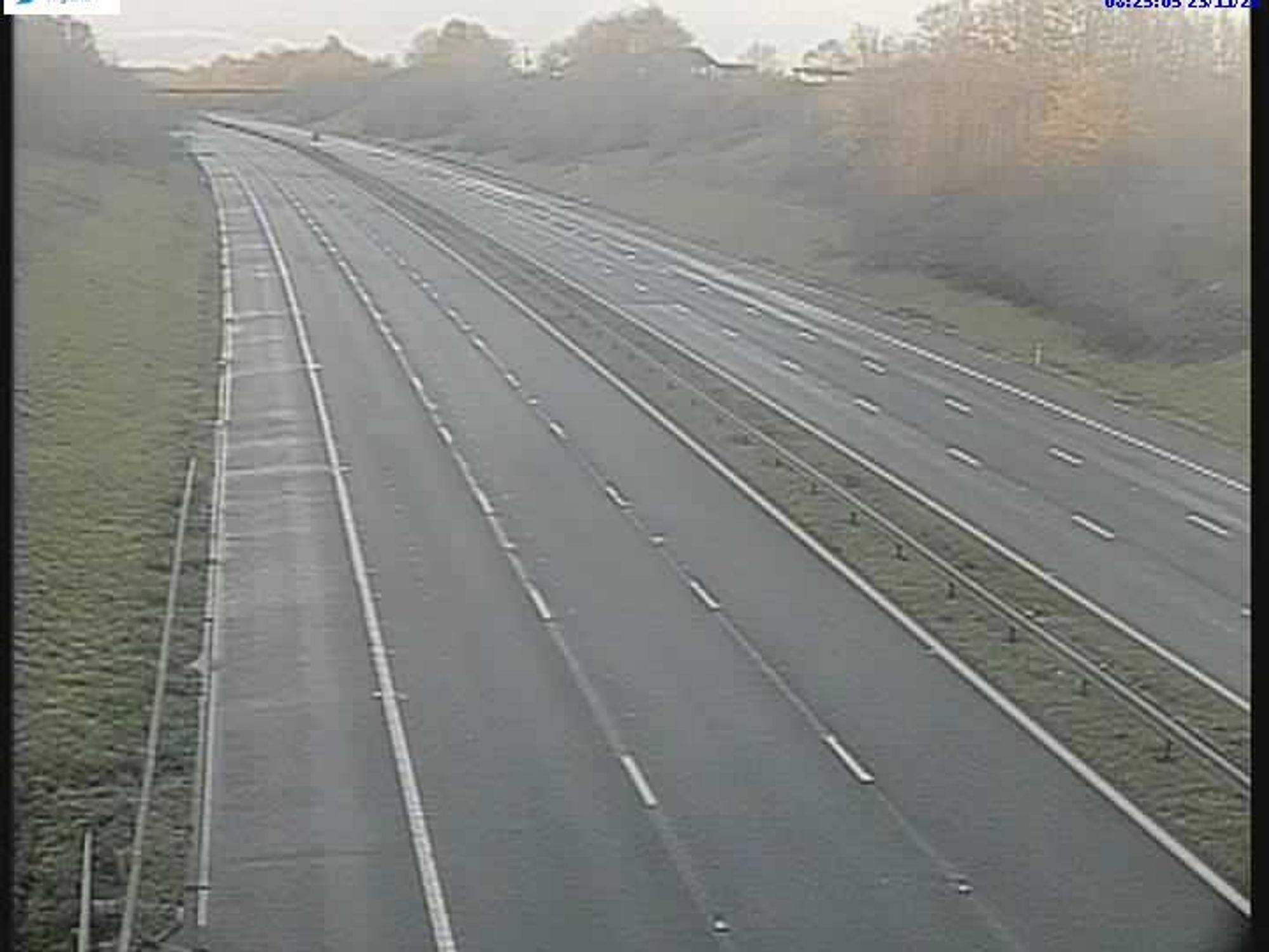 The M5 northbound remains closed to traffic