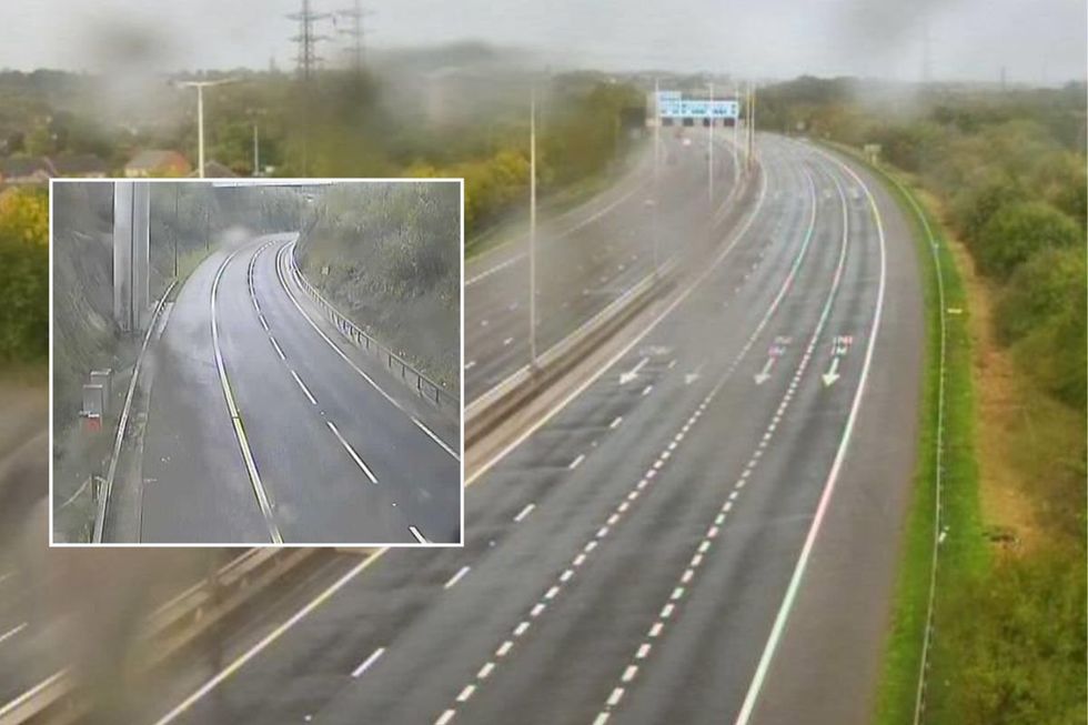 The M62 eastbound remains closed this morning following the accident