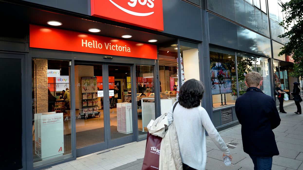 The main entrance of a Argos store