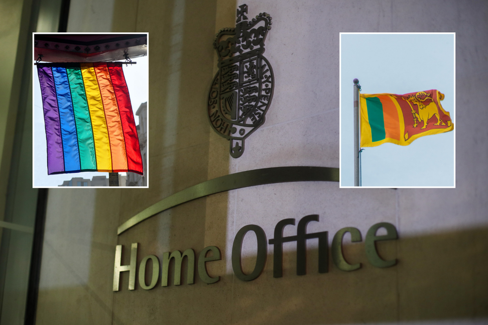 The man has claimed he would face persecution in Sri Lanka due to his sexuality