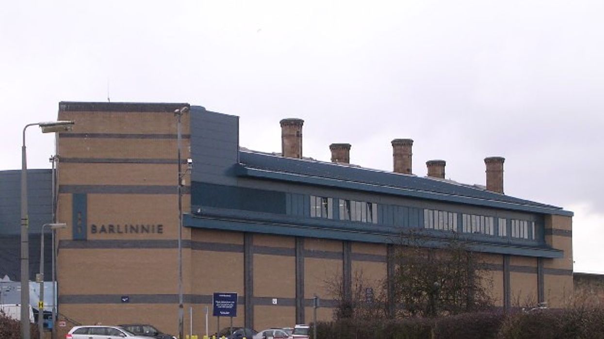 The man is believed to be a current inmate at the prison in Glasgow.