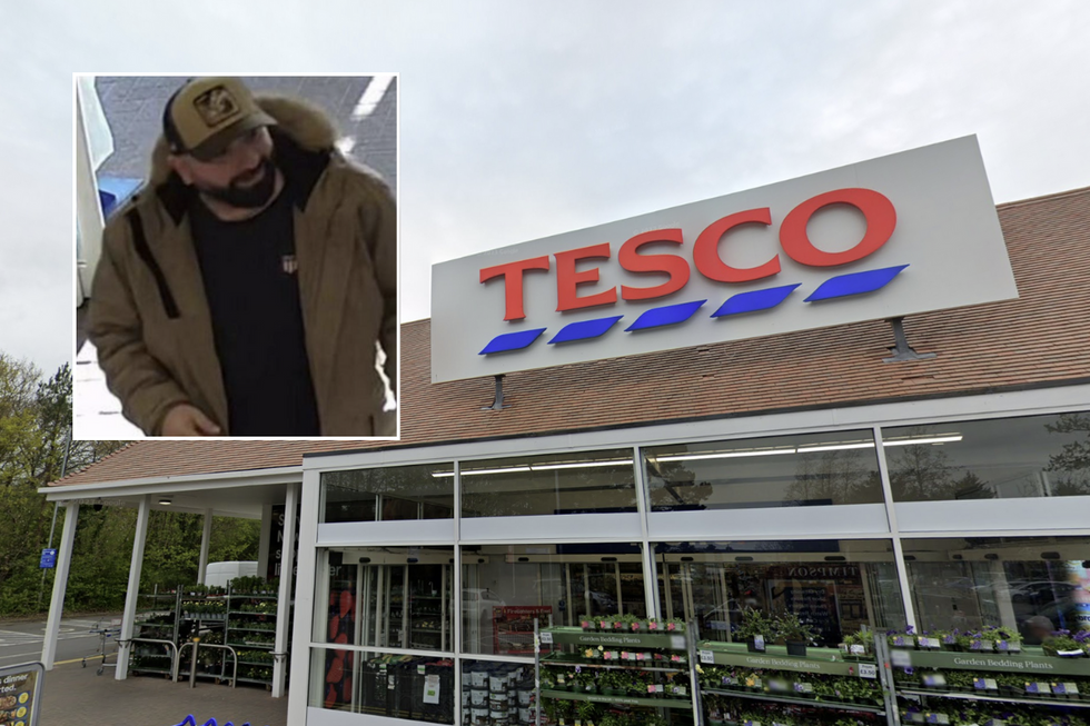 the man outside the tesco