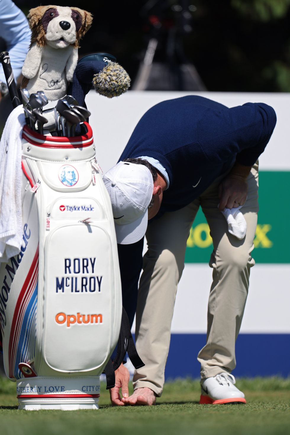The Masters champion had insisted before a ball was hit that the blister was just a bit sore