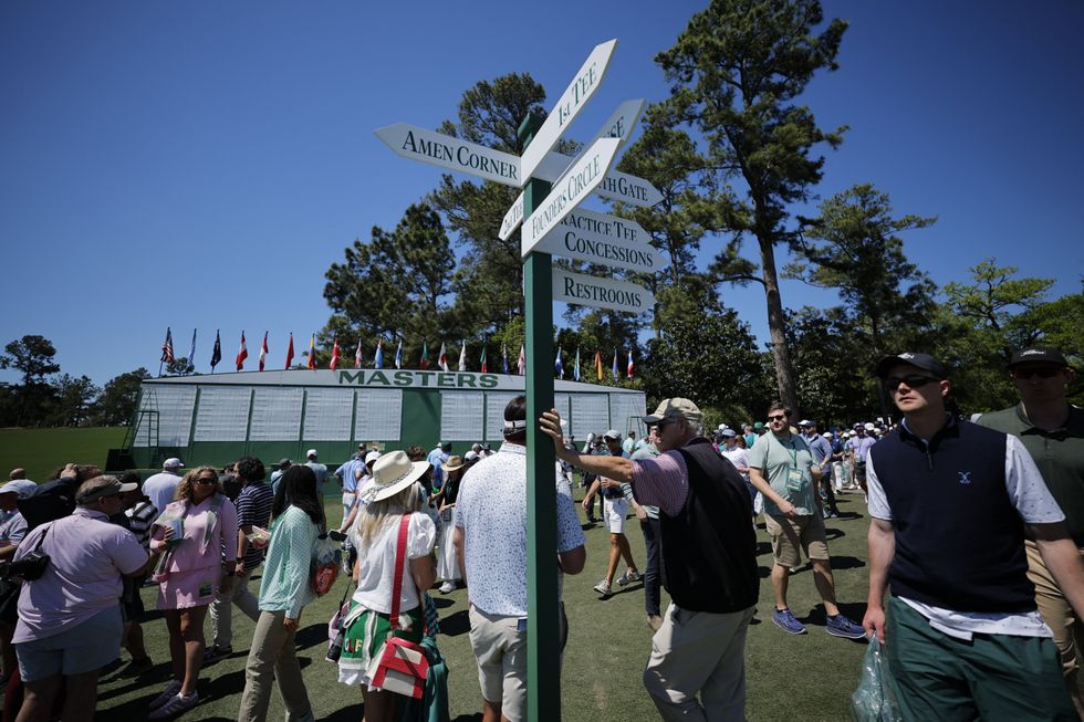 The Masters gets underway this week