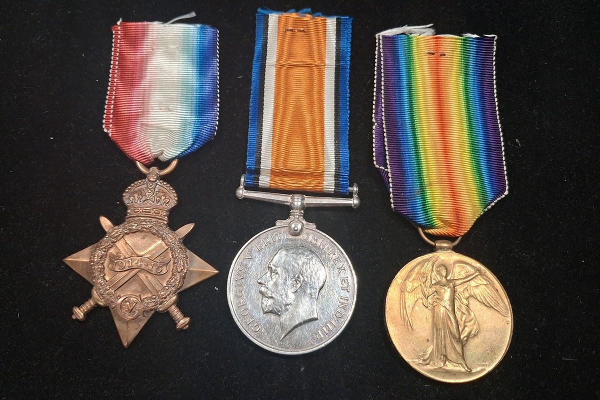 The medals stolen from the Oxfordshire home