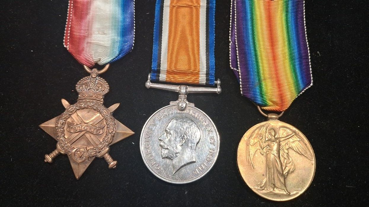 The medals stolen from the Oxfordshire home