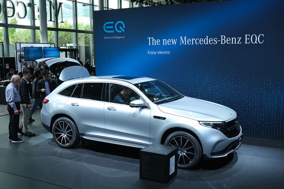 The Mercedes-Benz EQC SUV