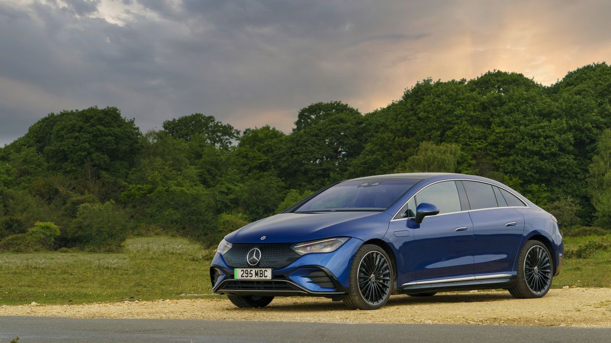 The Mercedes-Benz EQE 350+