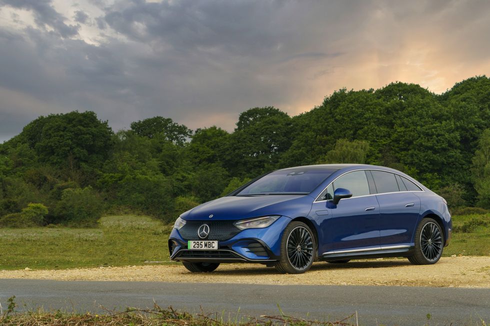 The Mercedes-Benz EQE 350+