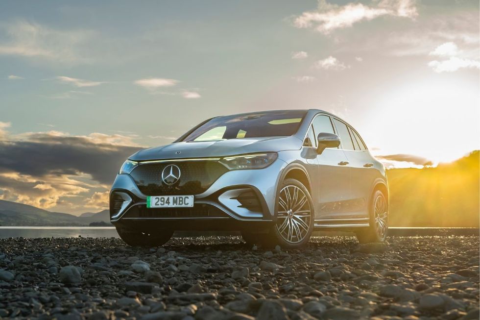 The Mercedes-Benz EQE SUV