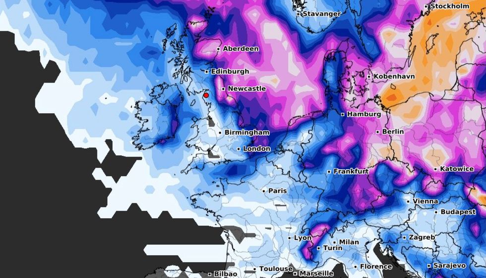 The Met Office has issued eight alerts for disruptive snow and ice across the country.