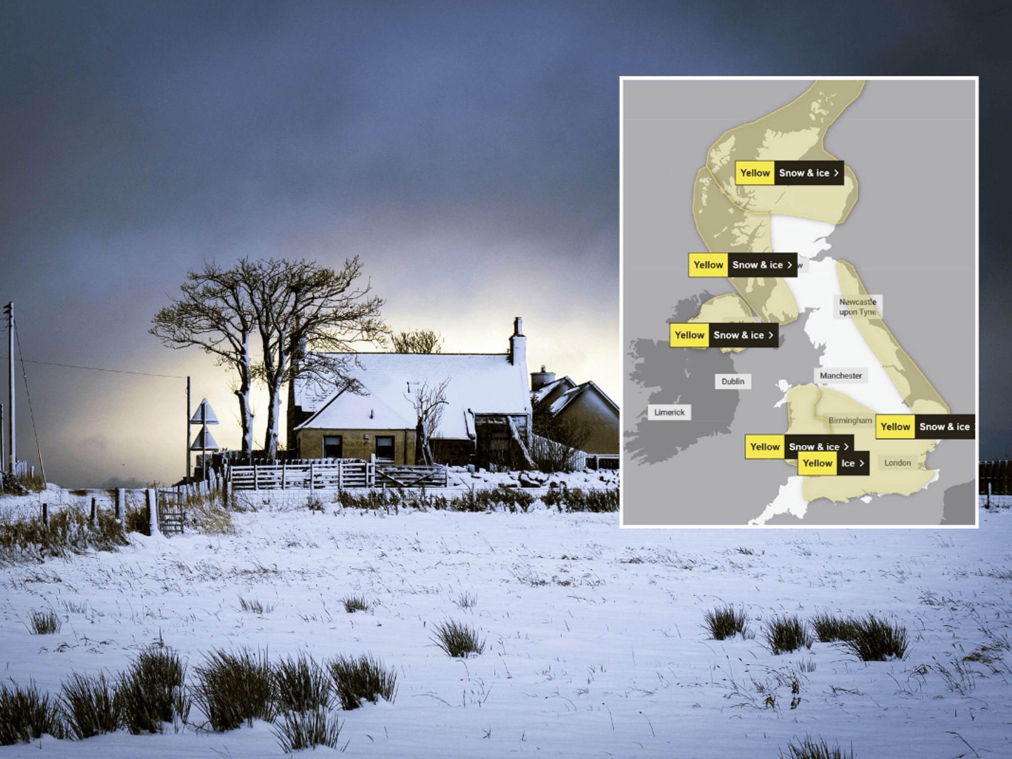 The Met Office has issued fresh warnings for much of the UK