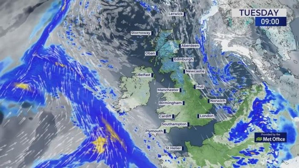 UK weather: Millions brace for 48-hour 'deep storm downpours' despite sunshine spots emerging