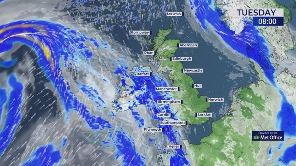UK weather: 'Scandinavian anticyclone' threatens to bring mid-week washout to millions of Britons