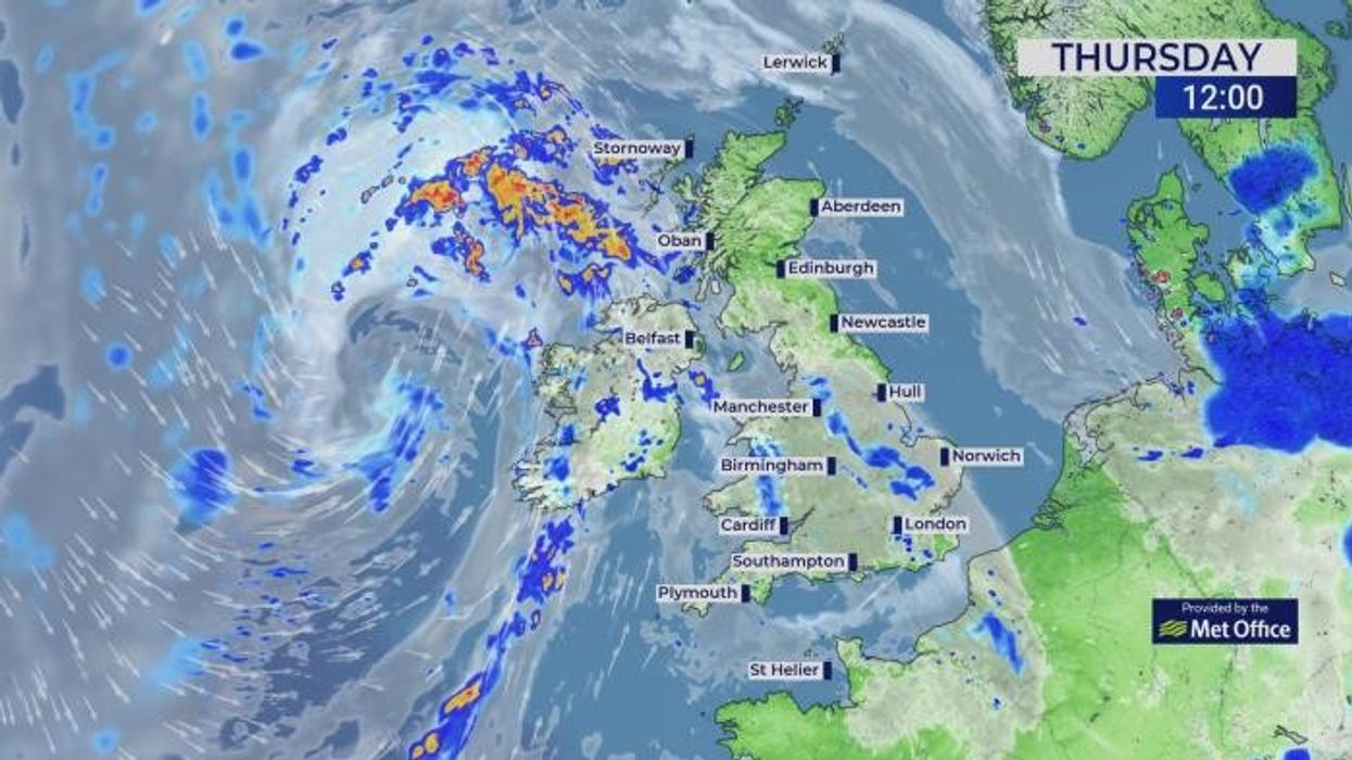 UK weather warning: Met Office issues yellow alerts for thunderstorms spanning THREE days
