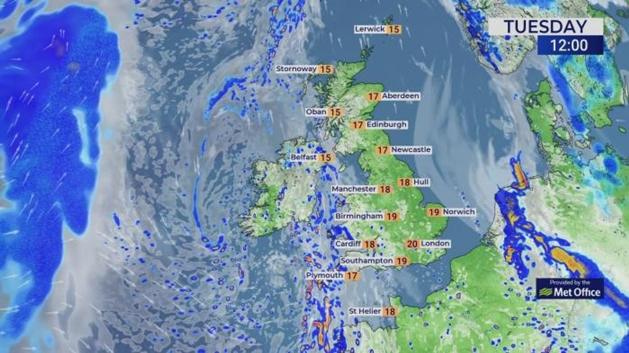 UK weather: Thunderstorm warning issued as tropical bubble sparks torrential downpours and lightning