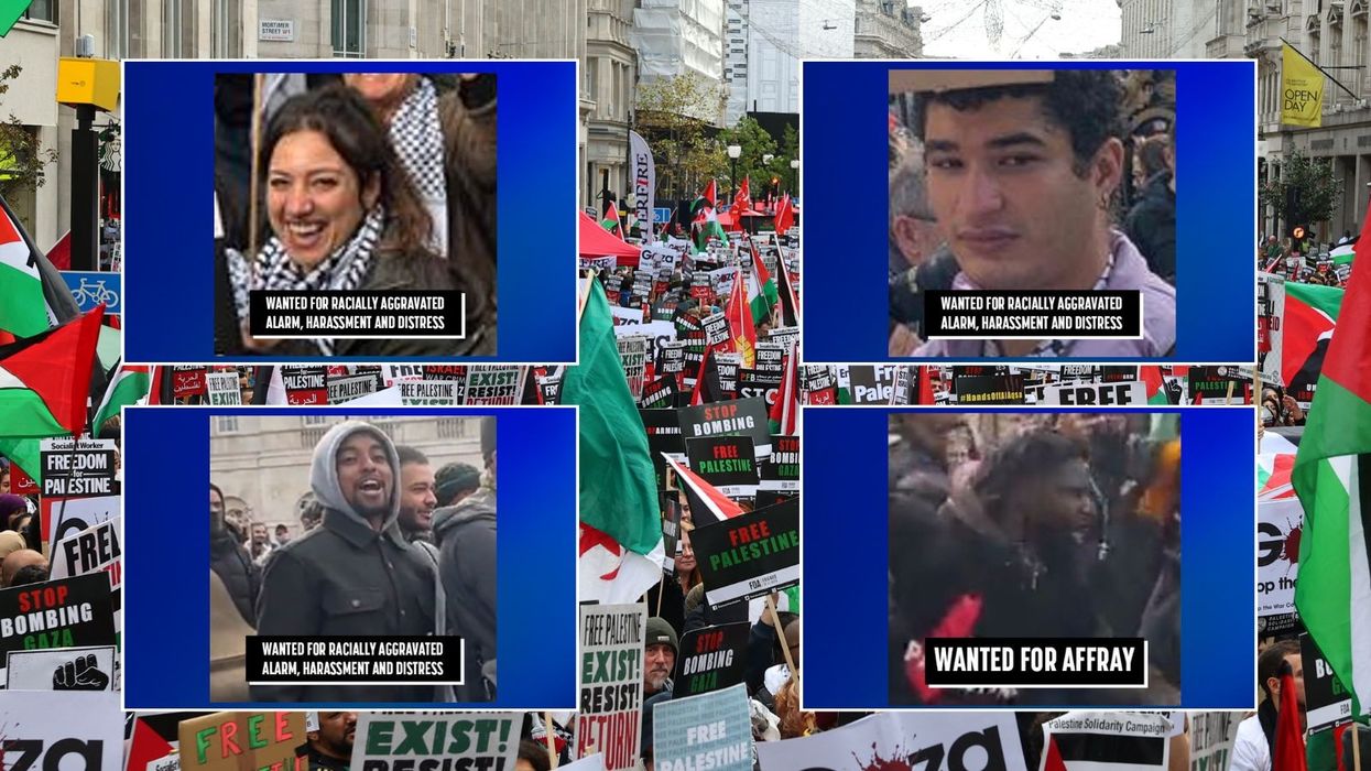 Met Police release WANTED posters of pro-Palestinian protestors after thousands staged mass demonstrations