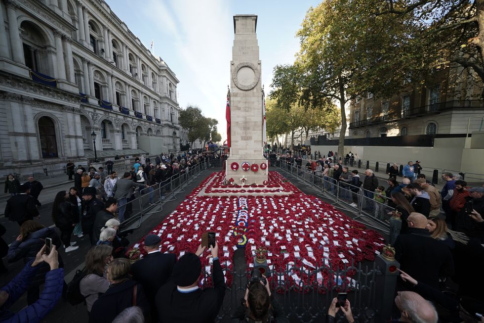 The Metropolitan Police have placed the Cenotaph on a secret list of 'contentious statues'