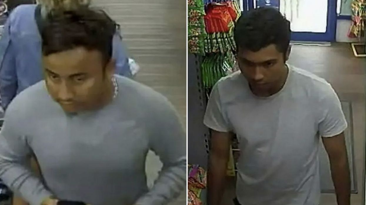 The Metropolitan Police have released photos of two men in connection with the incident