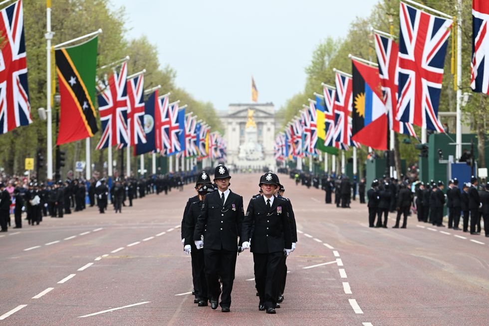 The Metropolitan Police put in place its Operation Golden Orb for the Coronation