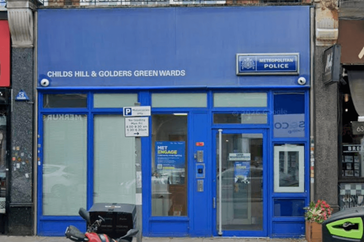 The Metropolitan Police’s safer neighbourhood office in Golders Green