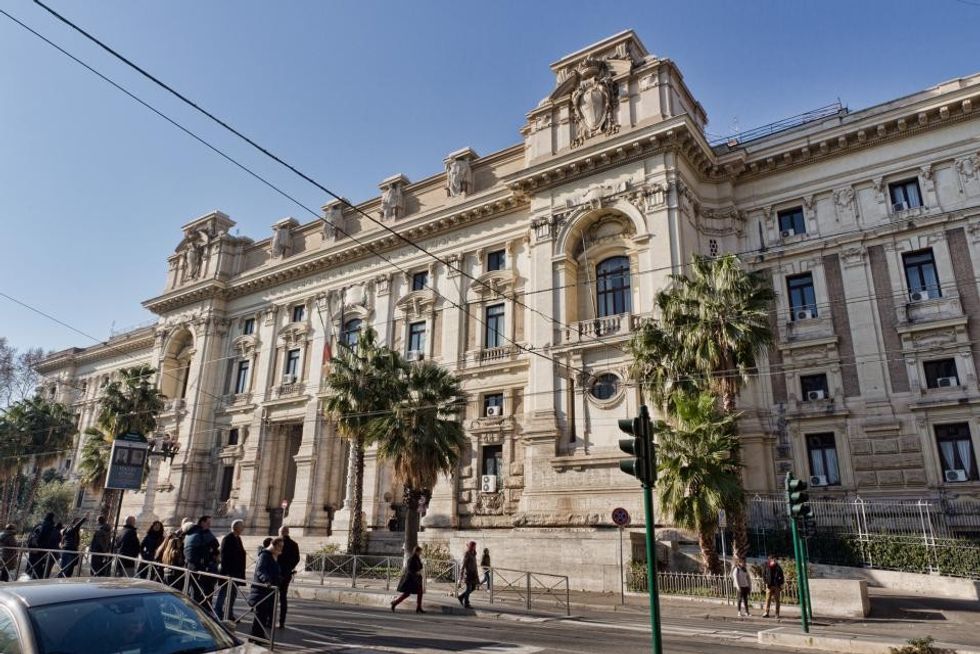 The Ministry of Education, University and Research building in Rome