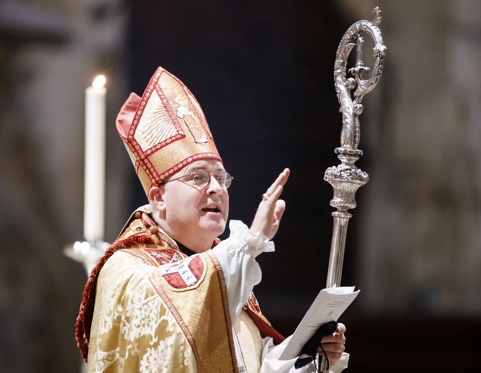 The Most Reverend Stephen Cottrell during his enthronement as the 98th Archbishop of York.