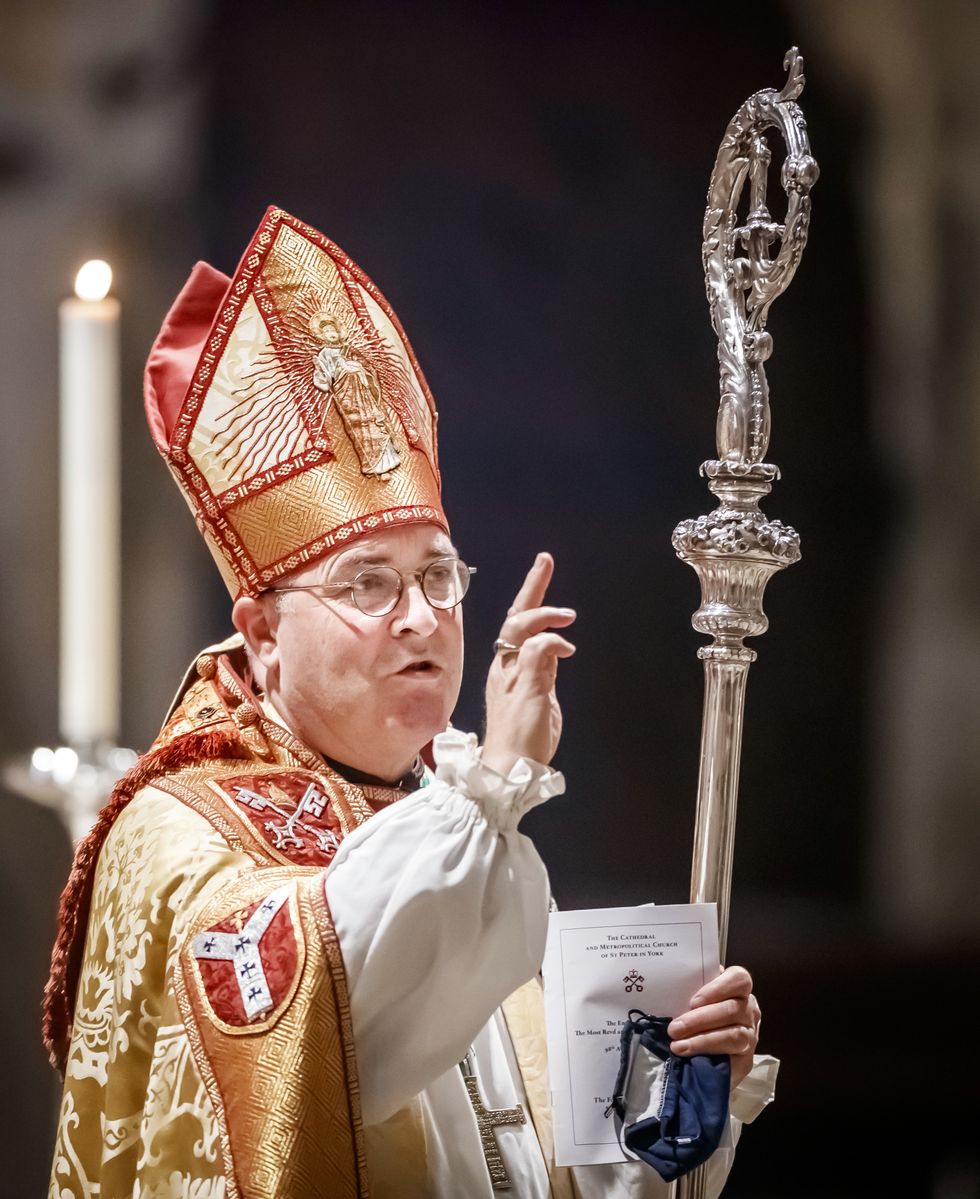 The Most Reverend Stephen Cottrell during his enthronement as the 98th Archbishop of York