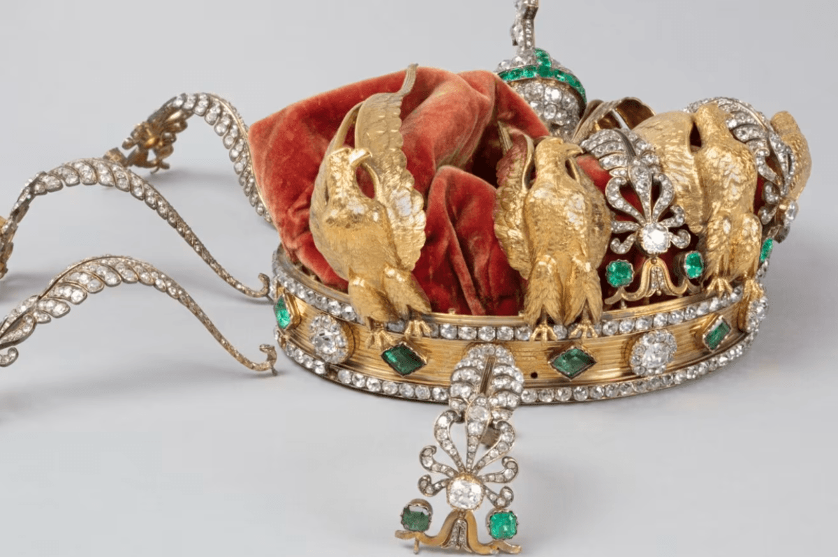 The museum has released an image of the crown