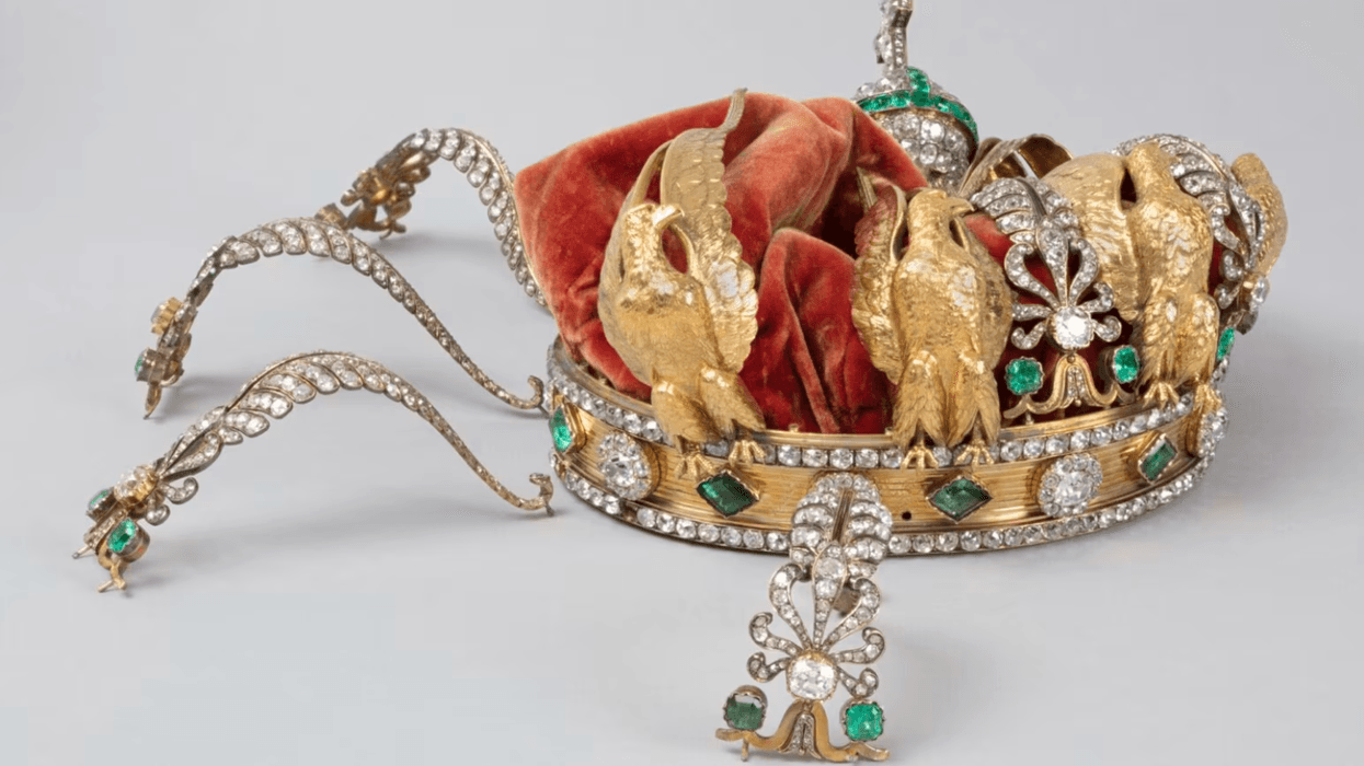 The museum has released an image of the crown