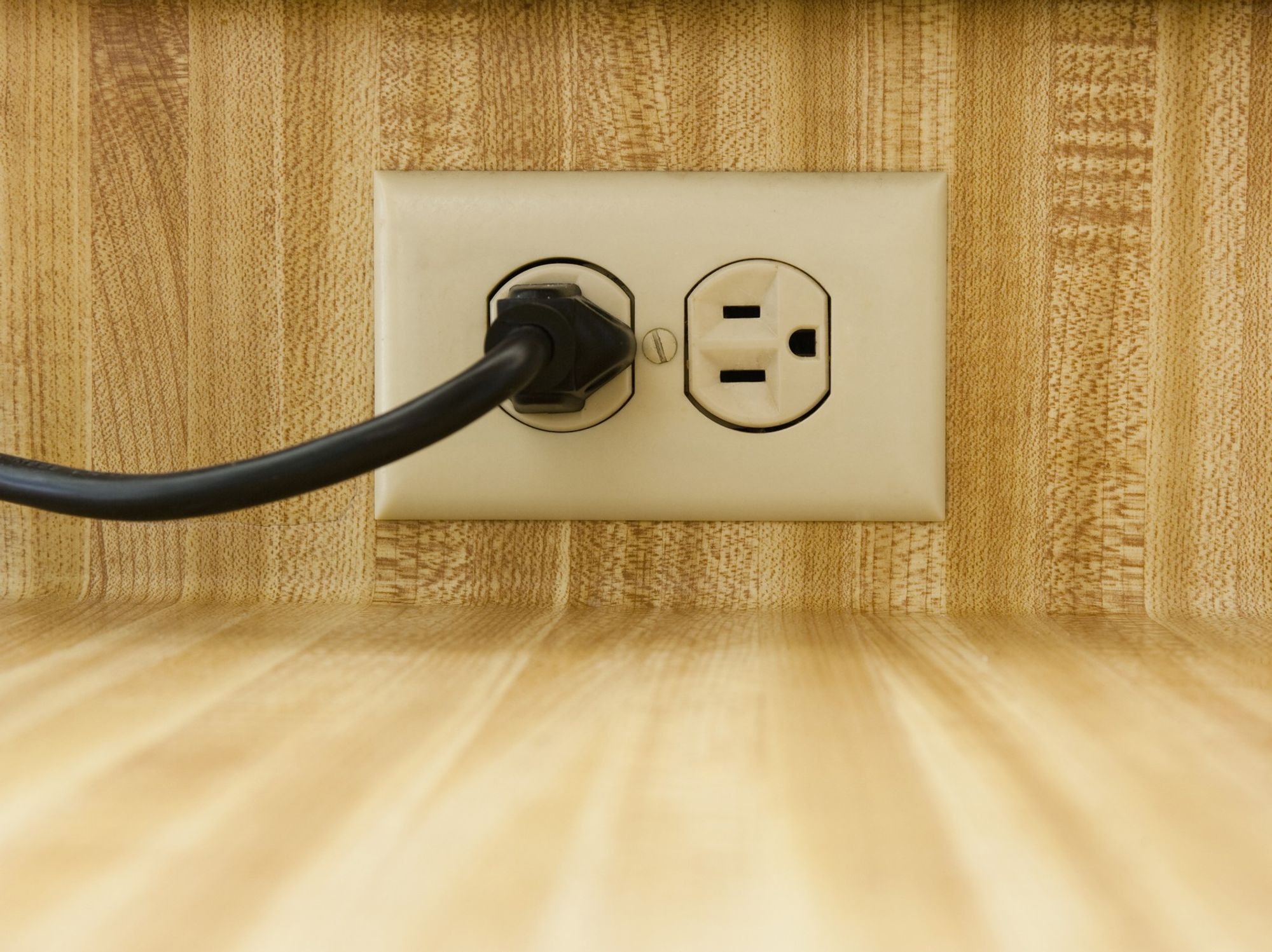 The neighbour had used the plug socket (file pic)