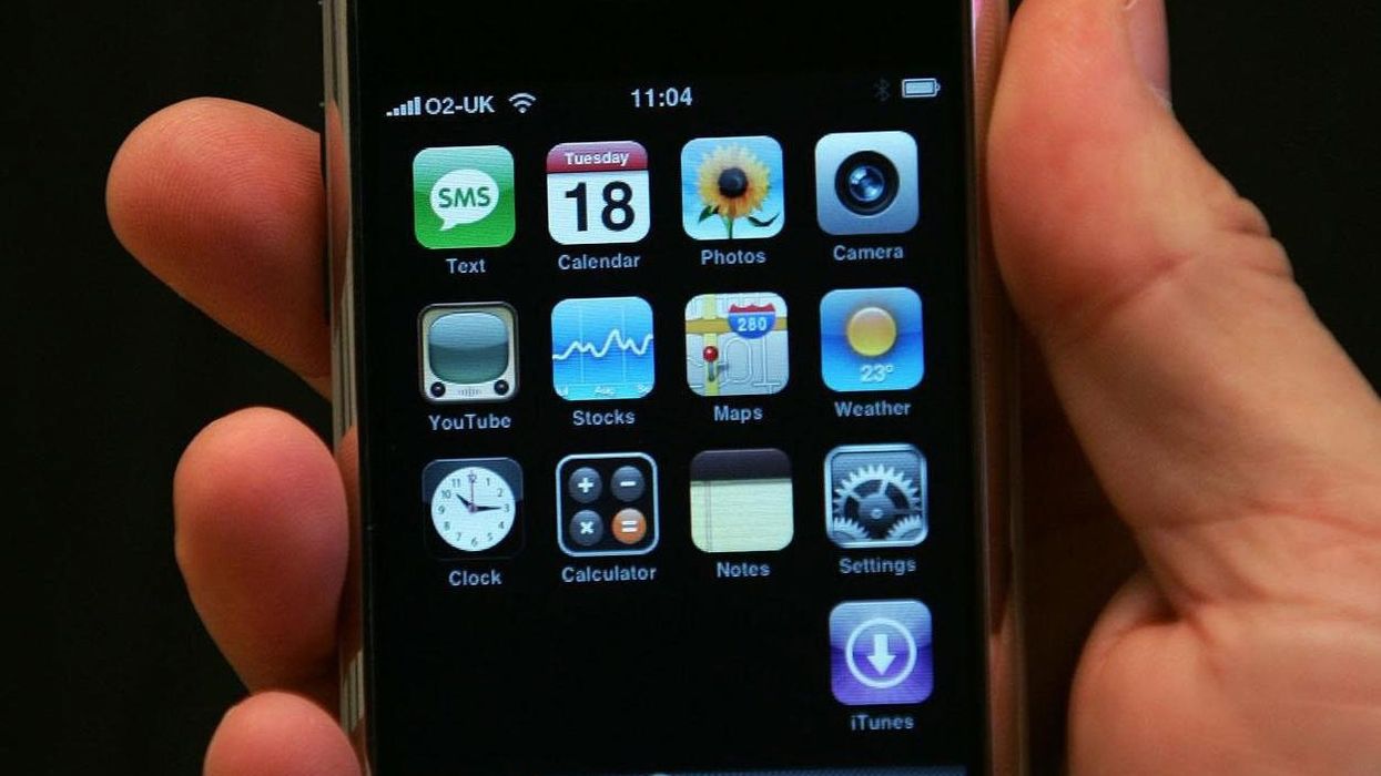 The new Apple iPhone which was unveiled at their flagship store on Regents Street, London