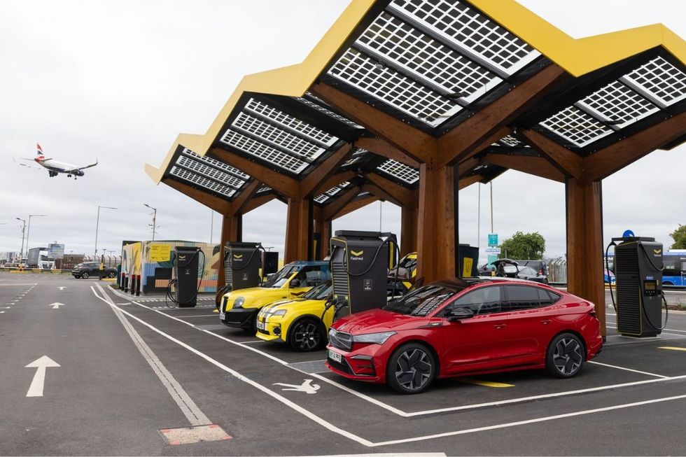 The new Fastned and Places for London charging hub near Heathrow Airport was officially opened earlier this week