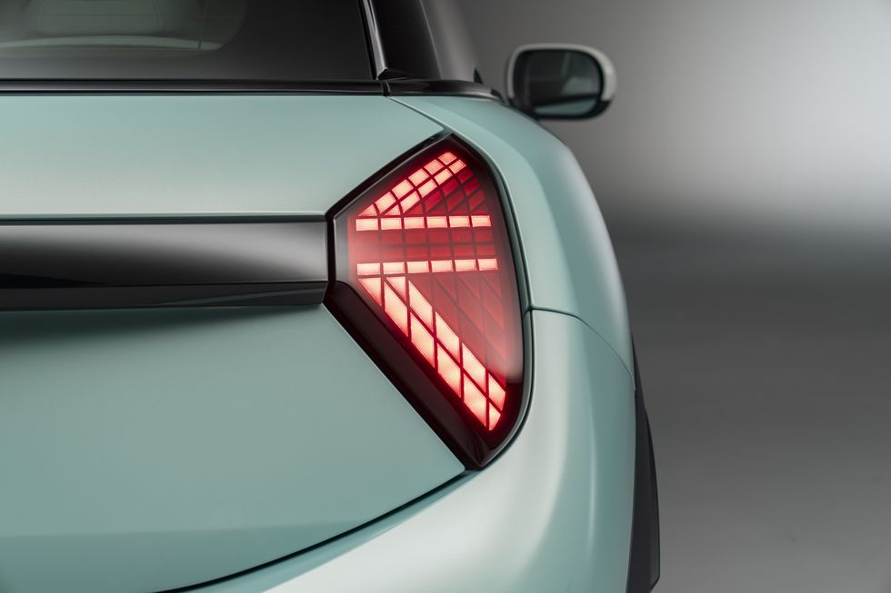 The new Mini Cooper rear light