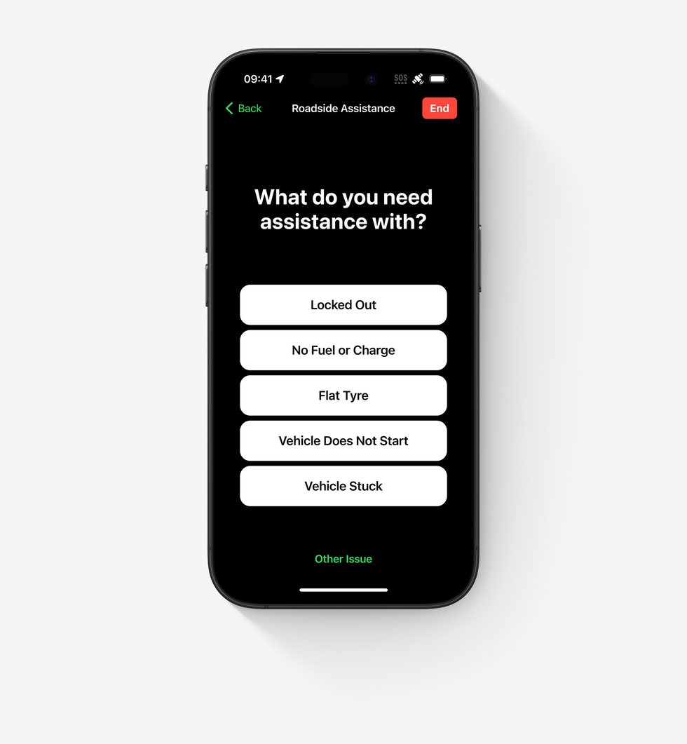 The new satellite features are available for Apple iPhone users with iOS 18 \u200b