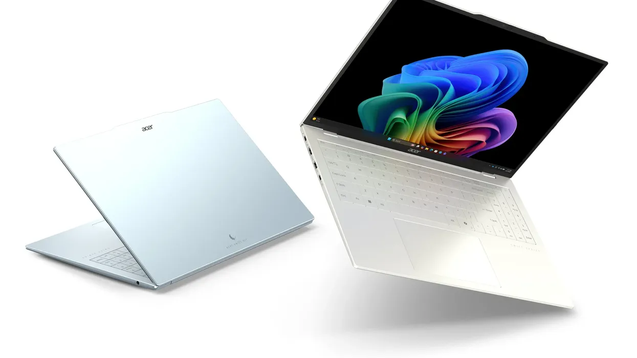 The new Swift Air 16 laptop displayed