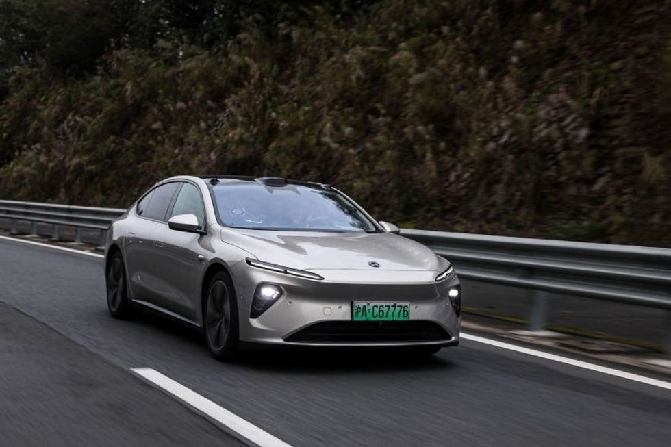 The Nio ET7 electric car